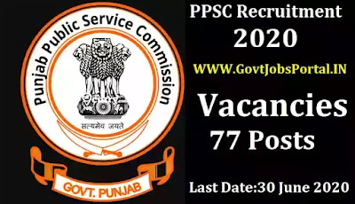 PPSC RECRUITMENT 2020