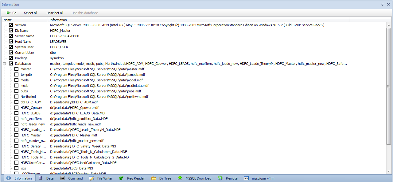 Isafe portal deals with which segment of information