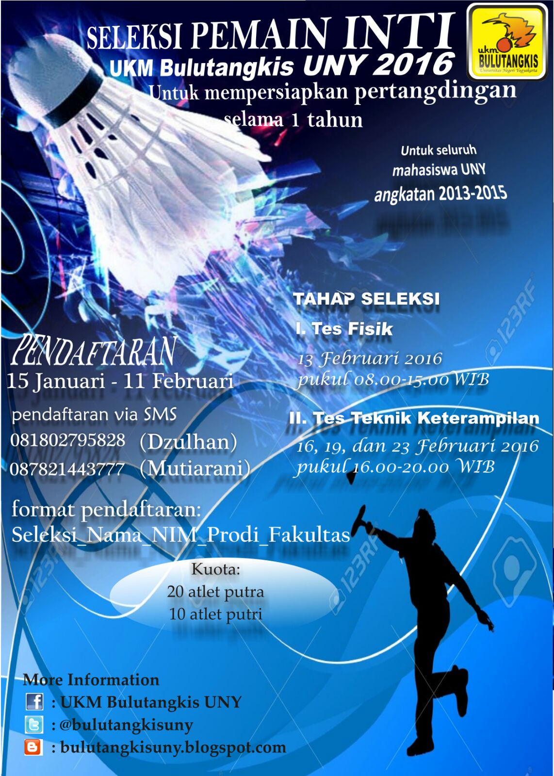 20+ Trend Terbaru Contoh Pamflet Lomba Bulutangkis