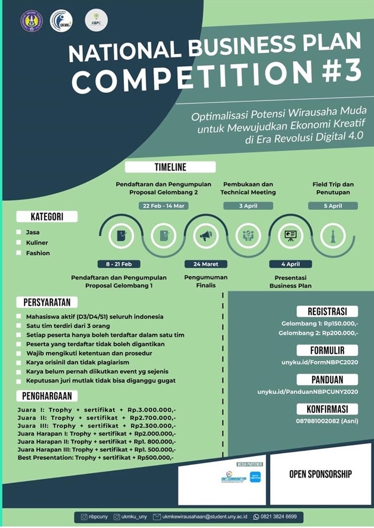 National Business Plan Competition PORTAL KOMPETISI DAN BEASISWA