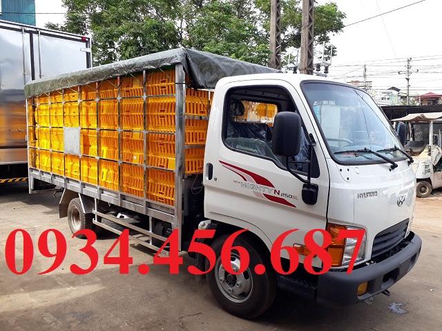 Hyundai N250SL thùng chở gà vịt Hyundai N250SL thùng chở gà vịt