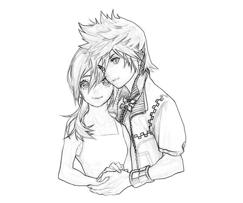 chibi couples coloring pages - photo #19