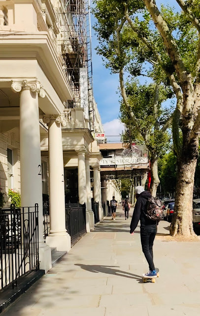 skateboarding teen girl in Kensington