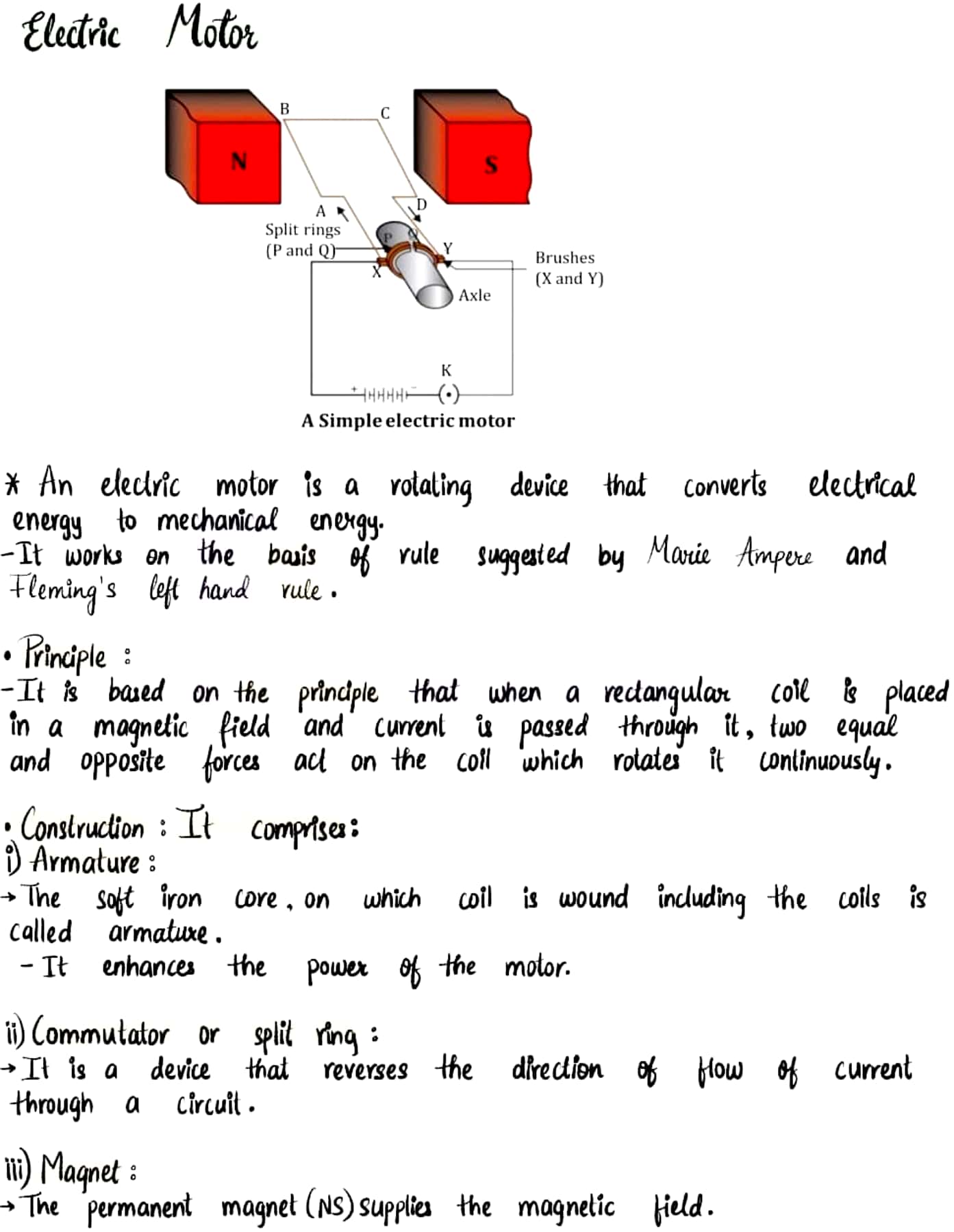 effect of electric current class 10 notes Studypur