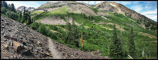 Twin Peaks in the middle, then off to the left is O'Sullivan and then Dromedary Peak on the very left. Twin Peaks in the middle, then off to the left is O'Sullivan and then Dromedary Peak on the very left.