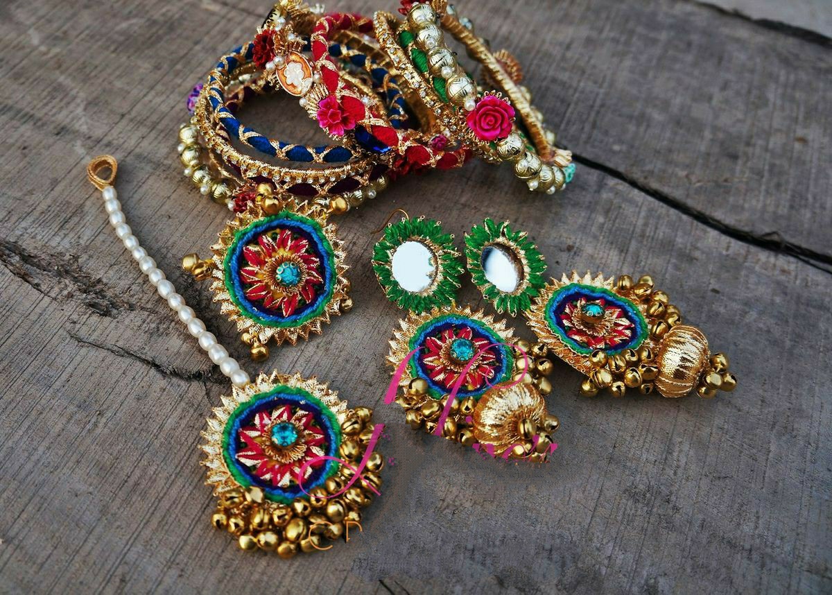 Bridal floral jewellery designs