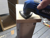 Giving everything a good sanding 