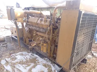 caterpillar diesel generator for sale, used, second hand, 500 KVA, marine, industrial, 60 Hz, 1800 RPM, 400 Kw