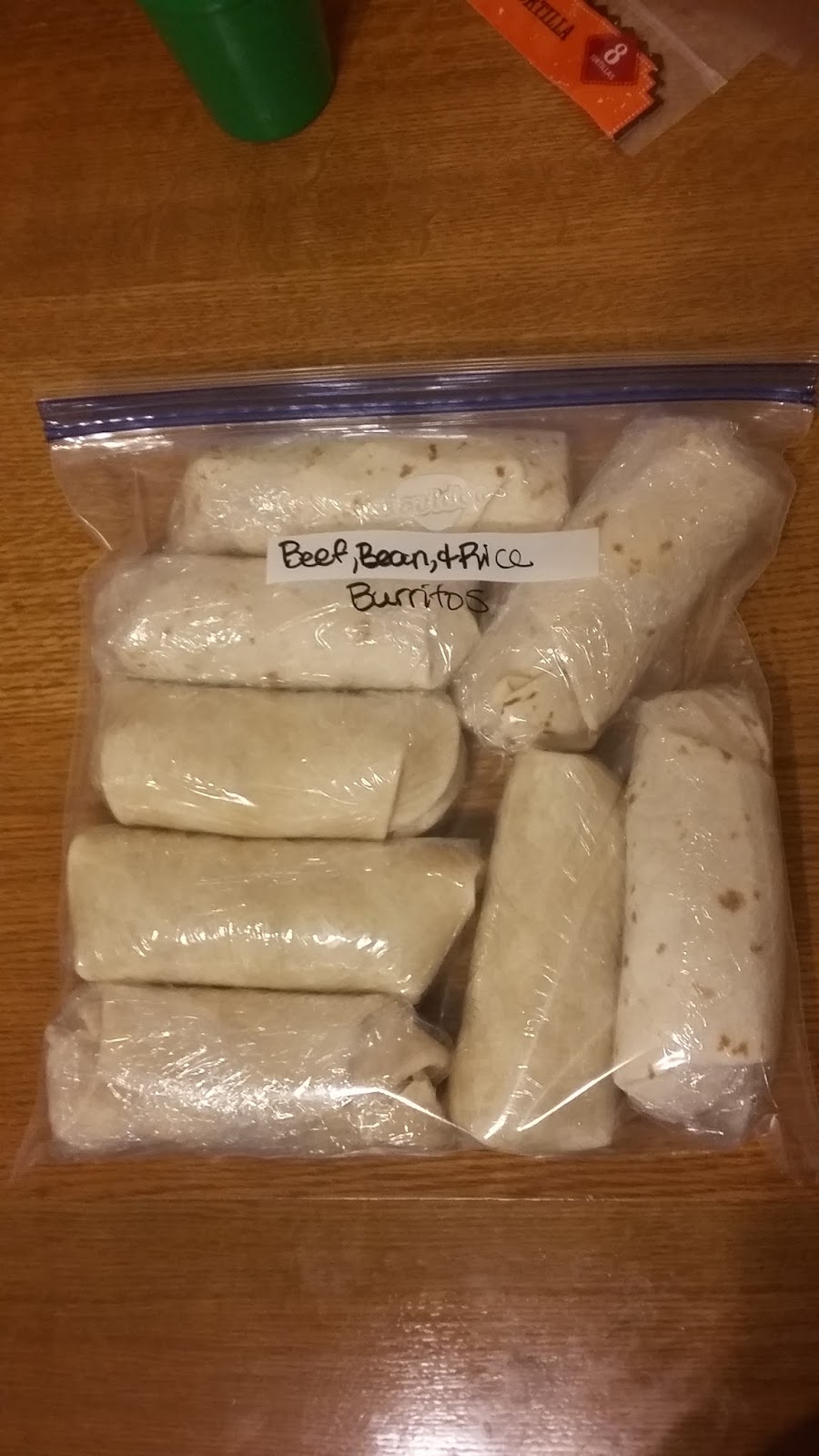 To The Rock Homeschool: Beef, Bean, and Rice Freezer Burritos