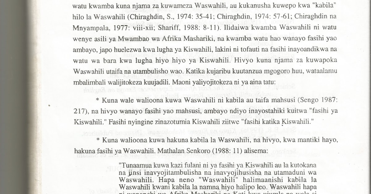 JAPHET MASATU BLOG FASIHI YA KISWAHILI NI NINI