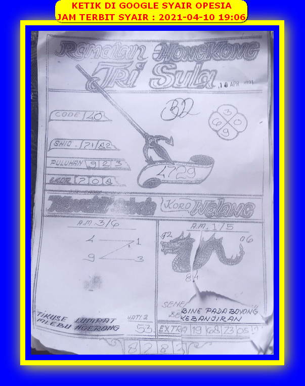 gambar togel hongkong