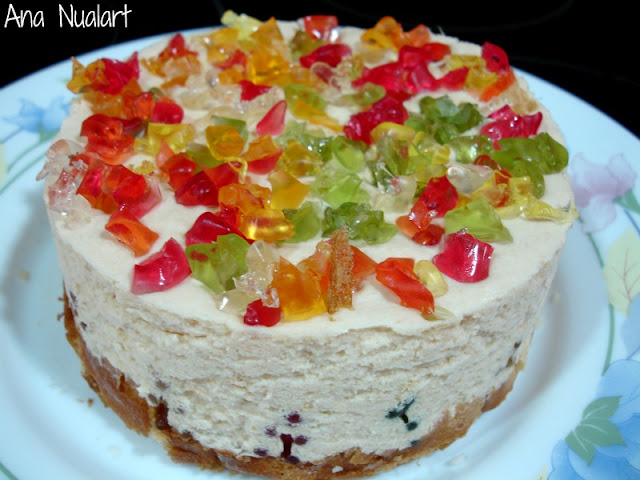  MOUSSE DE PARAGUAYAS Y ALBARICOQUES CON OSITOS / TALLER HARIBO 