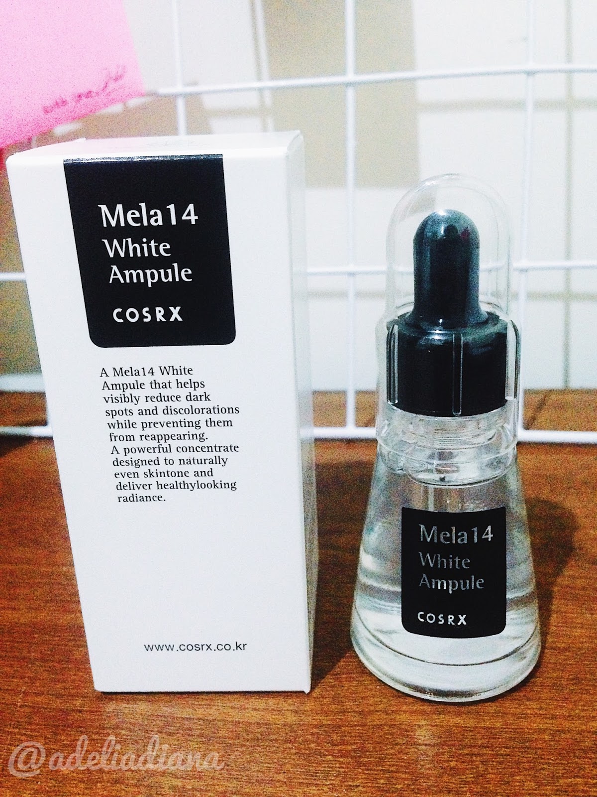 [Review] COSRX Mela 14 White Ampule byadeliadiana