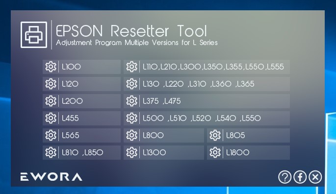 epson reset tool