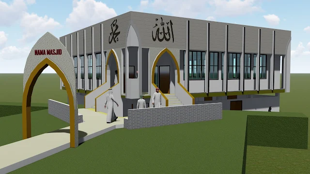 contoh masjid sederhana