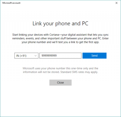 Liên kết Android hoặc iPhone với Windows PC