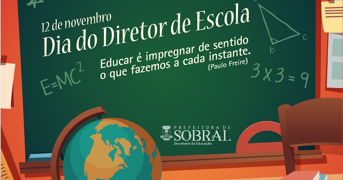 Secretaria da Educação de Sobral: Homenagem Dia do Diretor Escolar
