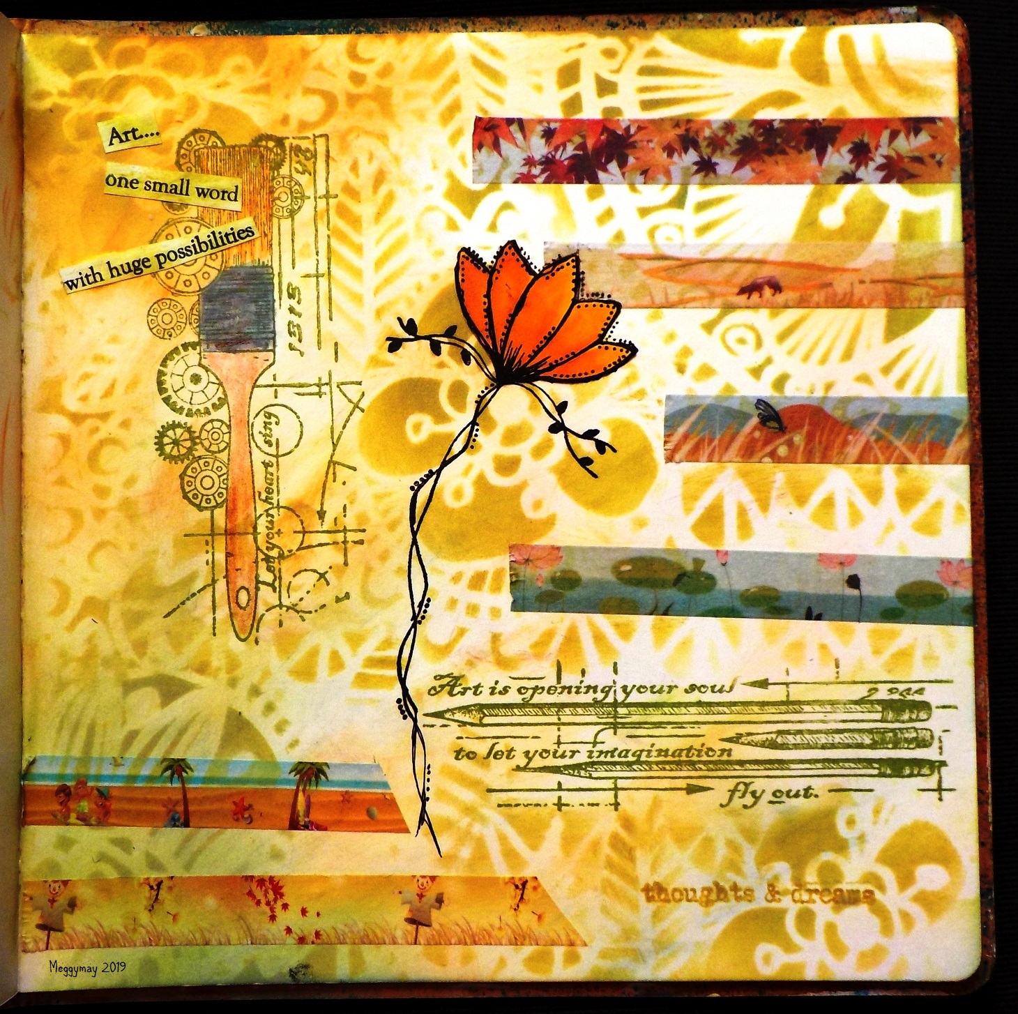 Meggys Way Art..... a small word.