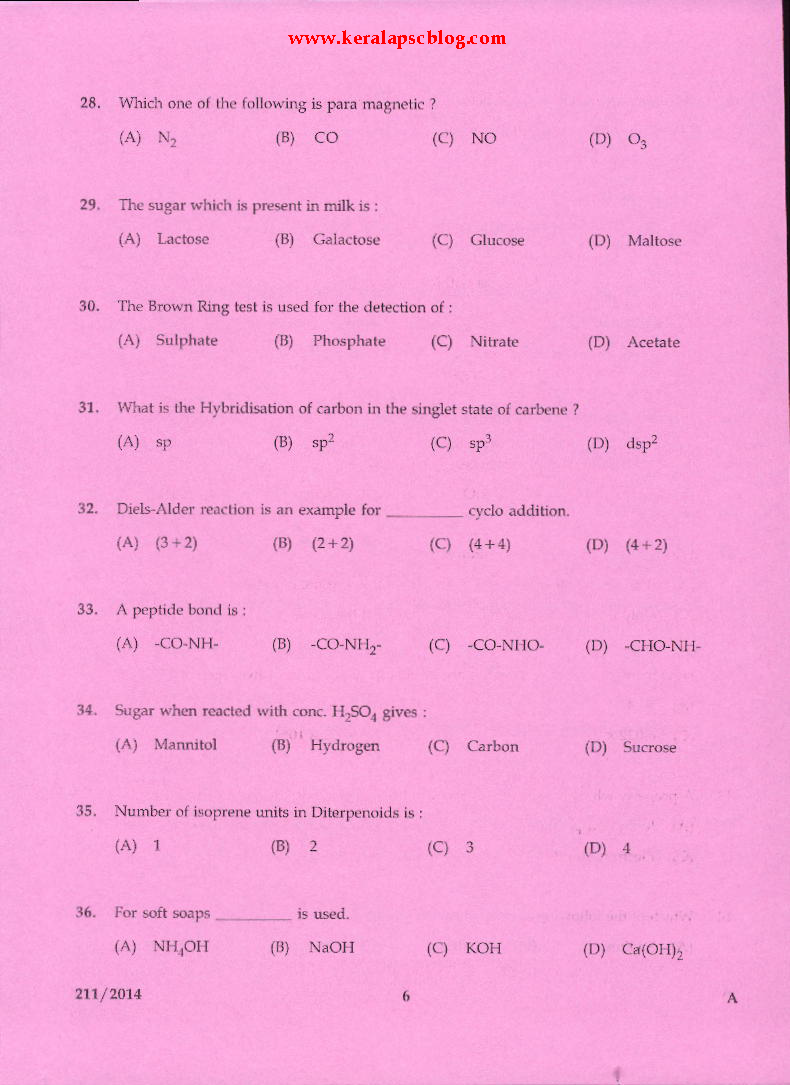 Assistant Chemist Exam Previous Question Assistant Chemist Exam Previous Question