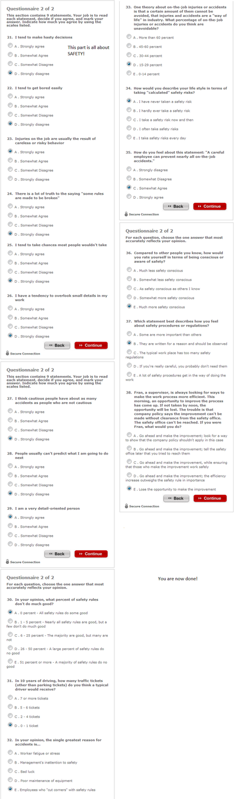 Your Job Questionnaire Cheatsheet: Target