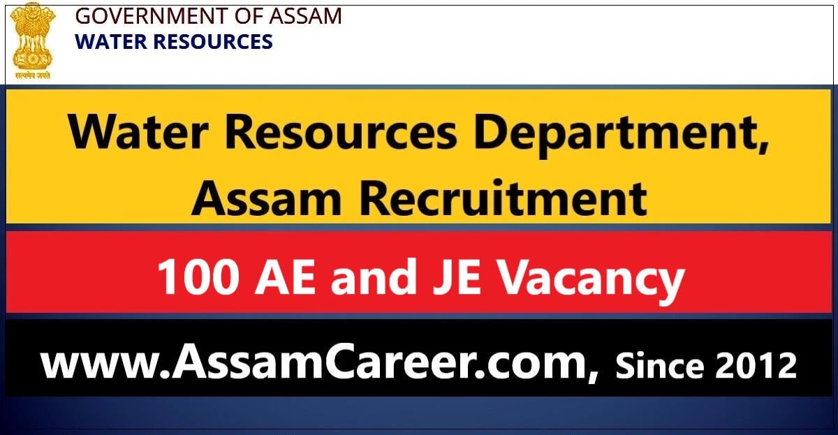 Water Resources Department Recruitment 2021 100 AE and JE Vacancy
