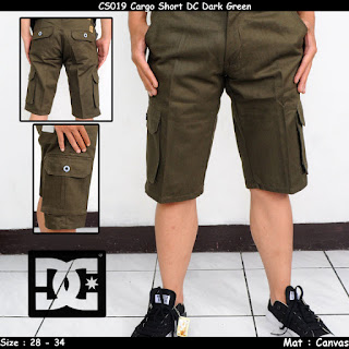 Celana Cargo Short DC Dark Green Celana Cargo murah