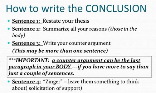 how to write a conclusion for a research report