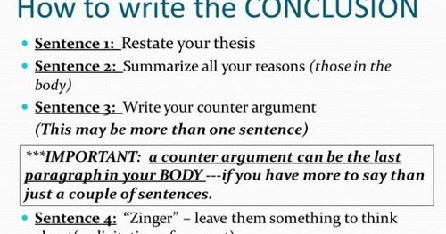 Good conclusion starters image