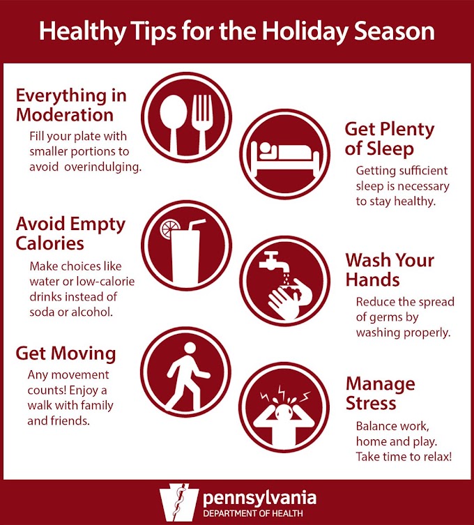 6 HEALTHY TIPS FOR THE HOLIDAY SEASON