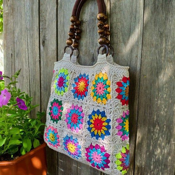 Granny square bag | Crochet Knitting Handicraft | Bloglovin’