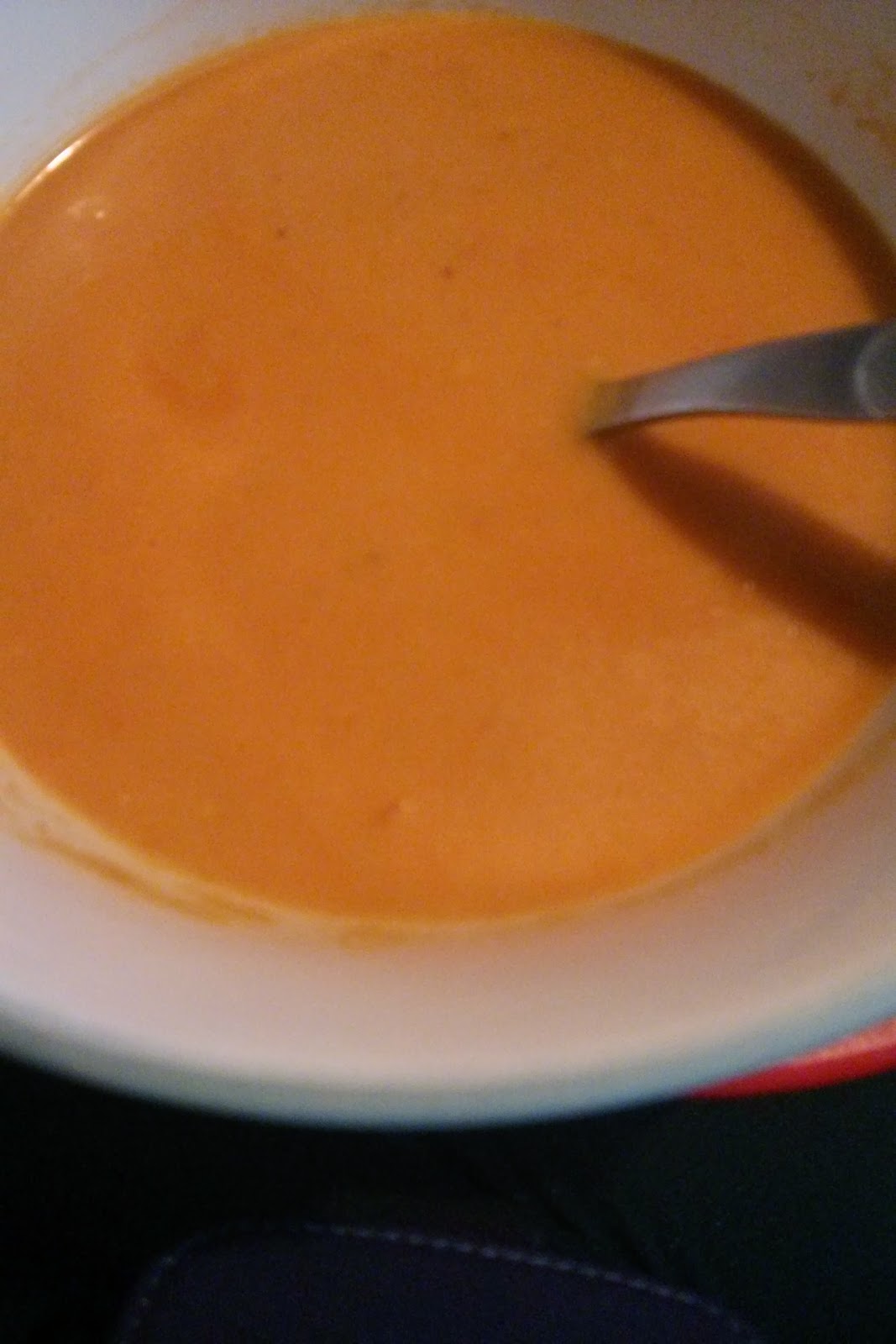 Tomato Soup made in the Morphy Richards Soup Maker