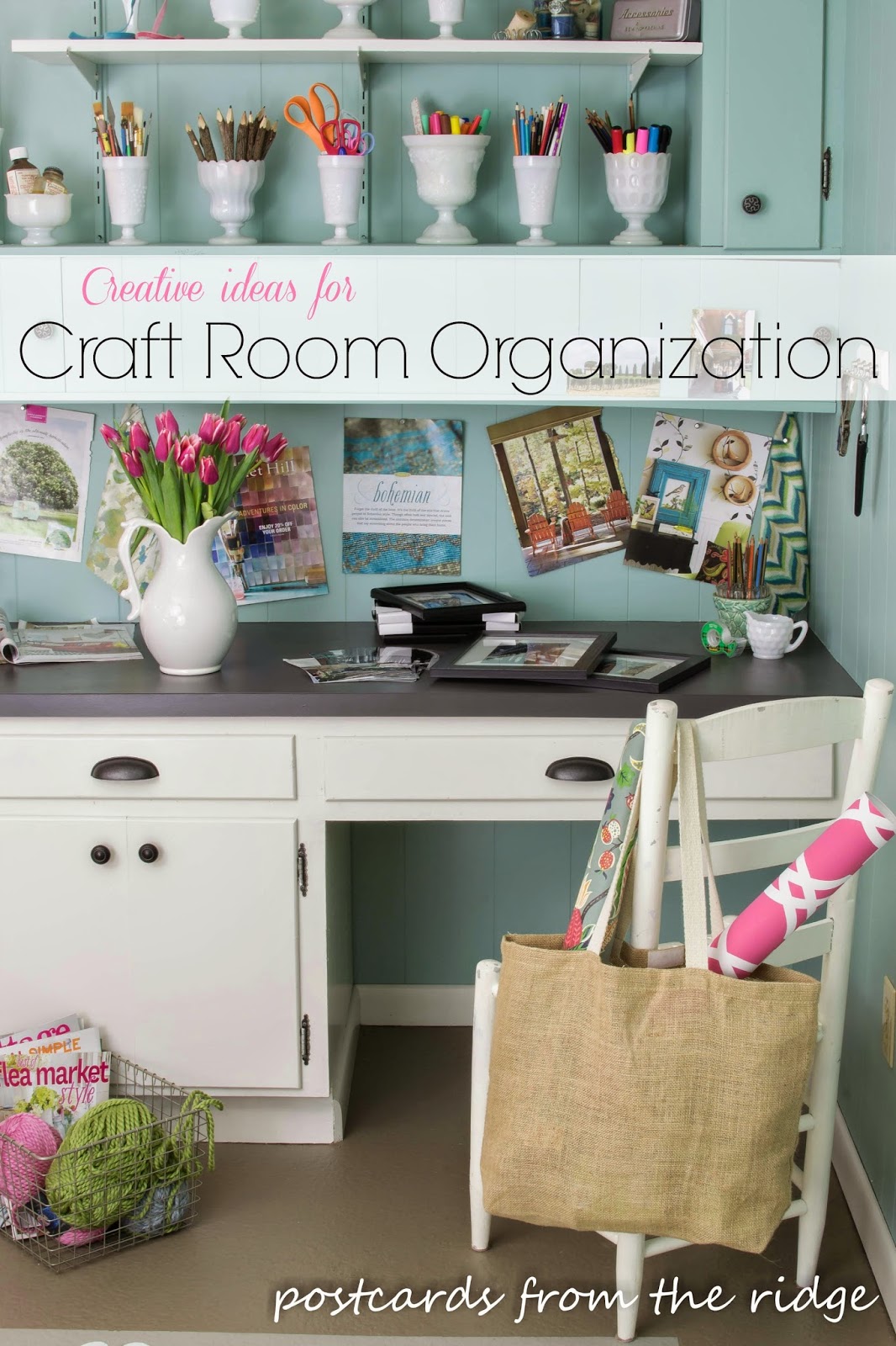 Creative Ideas for Organizing Craft Supplies + Many More Organizing