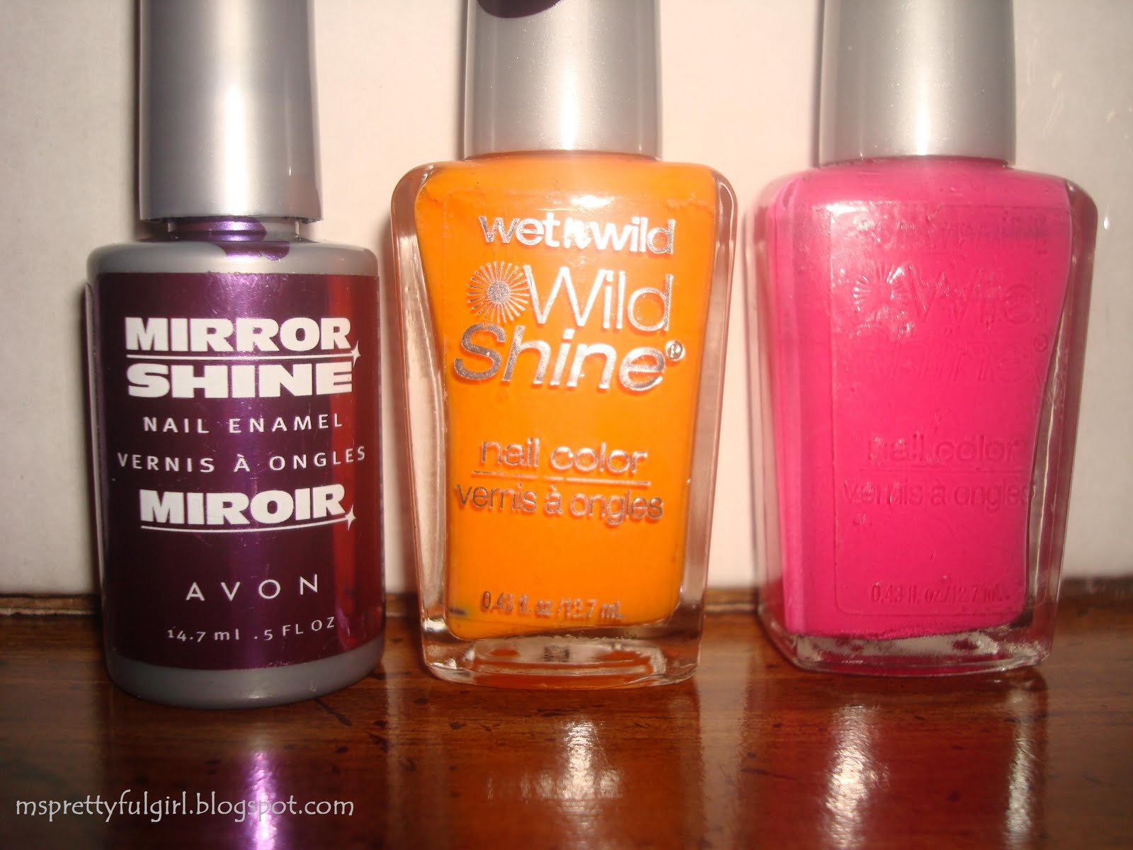 Ms. Prettyful Girl Finger Painting Avon Mirror Shine