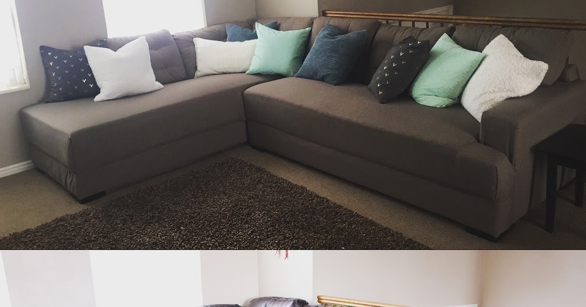 Utah County Mom Beginner's guide to reupholstering a sectional sofa