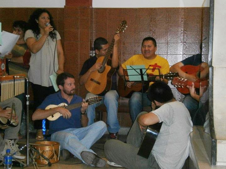 misa en parroquia de Fátima coro de la iglesia