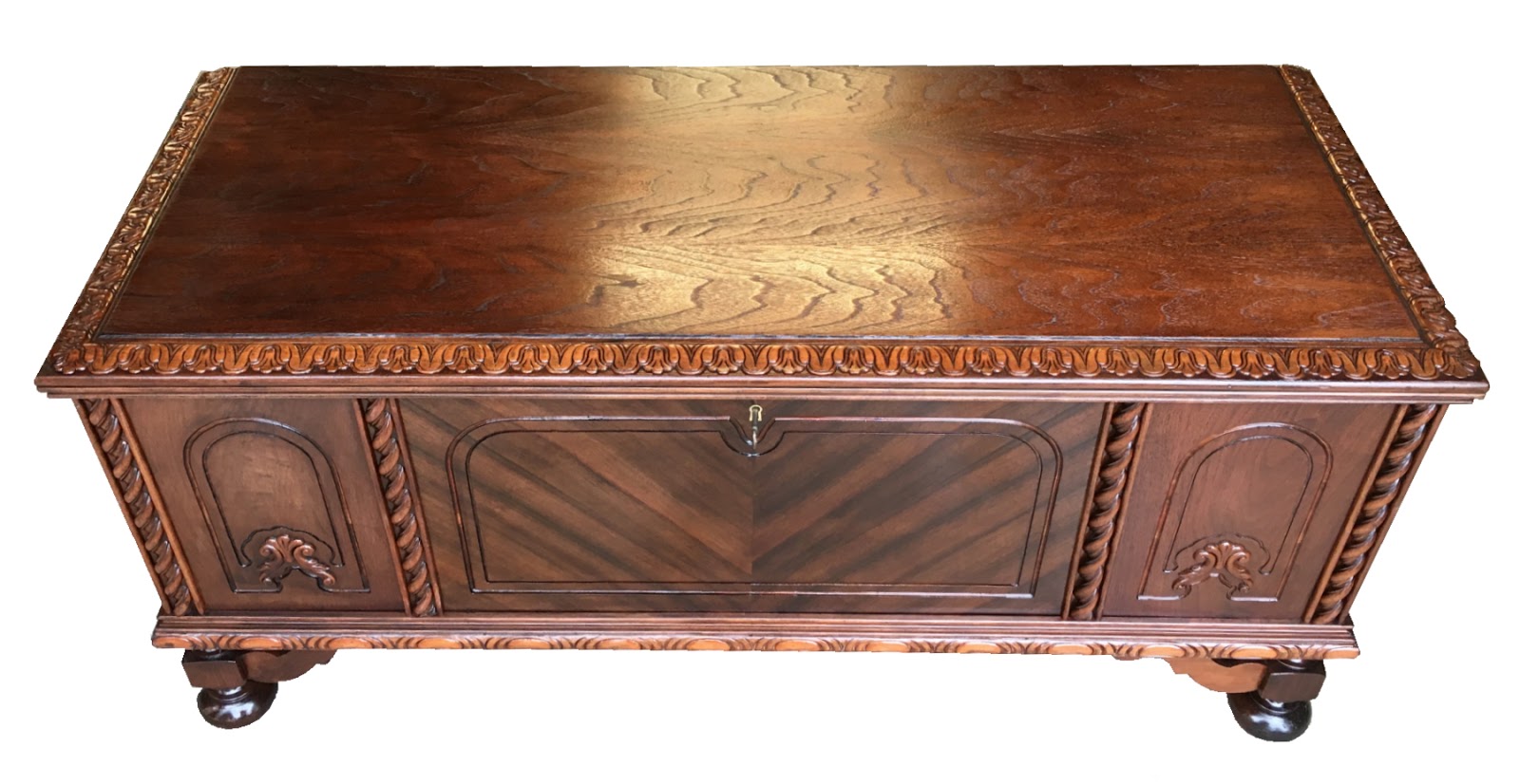 Finale Furniture Restoration Services, LLC Antique Cedar Chest Revival