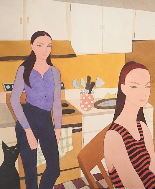 por Kelly Beeman | ilustraciones femeninas bonitas | arte y dibujo | cool art illustrations | a r t | iconoCero paintings by female artist Kelly Beeman | imagenes lindas de arte pinturas