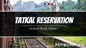 Autotatkal Chrome Extension||Book Railway Ticket In A Second 