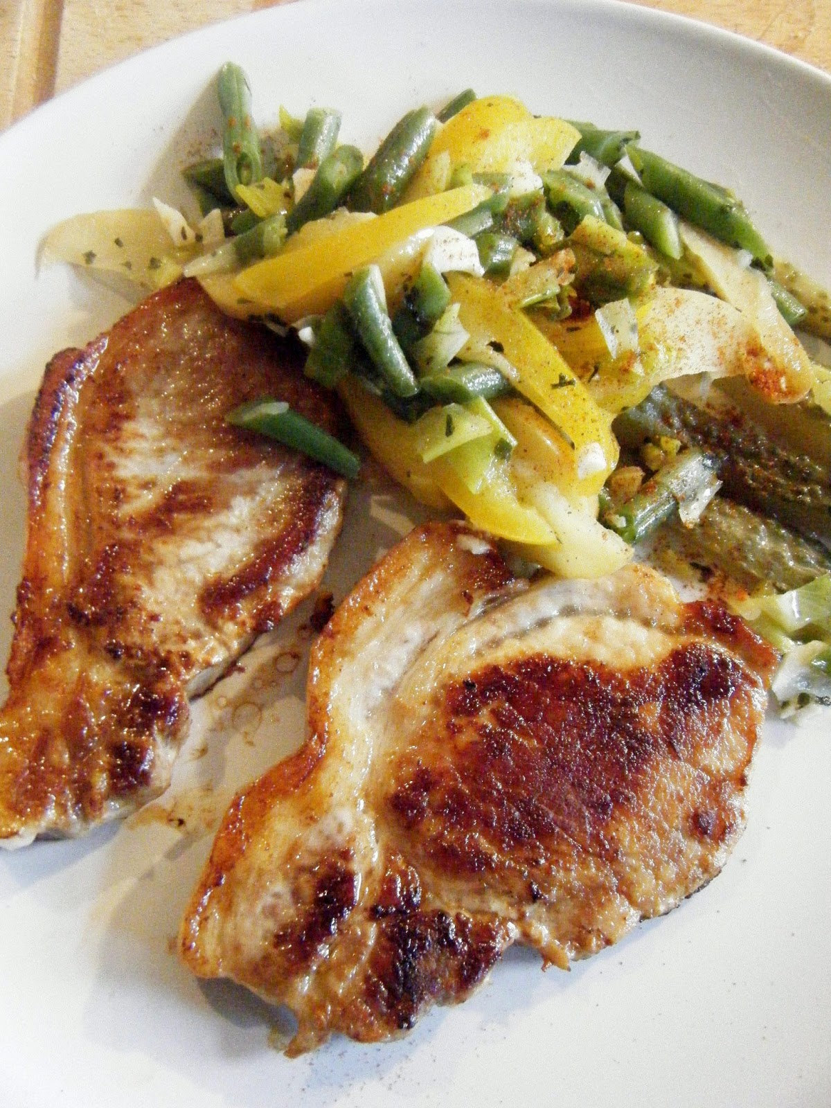 Thomas Yaeger's Transcendental Kitchen Panfried Pork Loin Steak