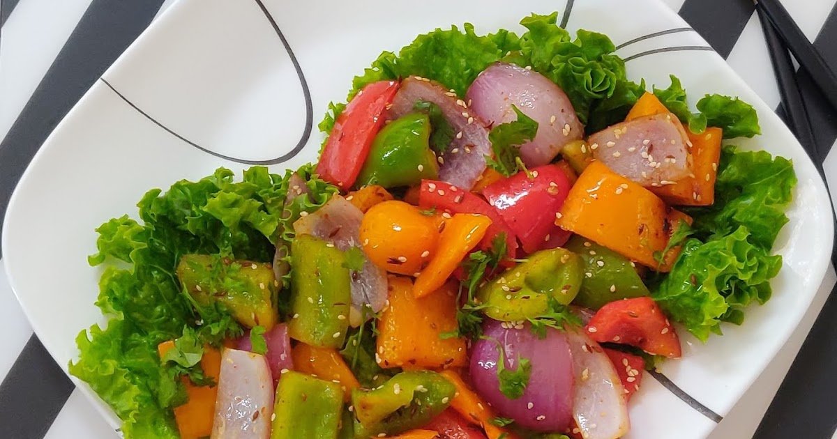 capsicum Indian recipe capsicum salad recipe bell pepper salad