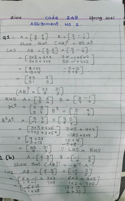 Aiou solved assignment 1 code 1423 spring 2020 pdf image