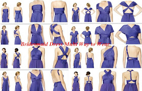 ways to wear convertible bridesmaid dress