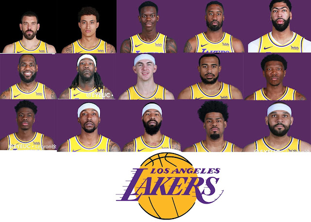 NBA 2K21 Los Angeles Lakers 2020-2021 Updated Portraits Pack By Lebron ...