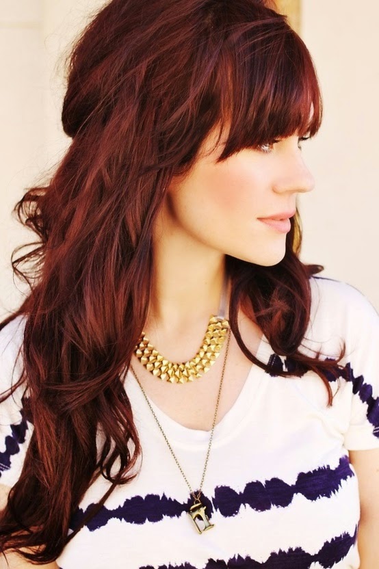 7 Hottest Dark Red Hair Color For 2015 | Hair Fashion Online