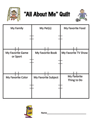 Trail 4 Success Blog: Quilt Activity Freebie - Helps Build Community
