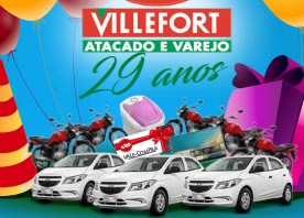 Promoção Villefort Atacarejo 2017 Aniversário 29 Anos Show de Prêmios