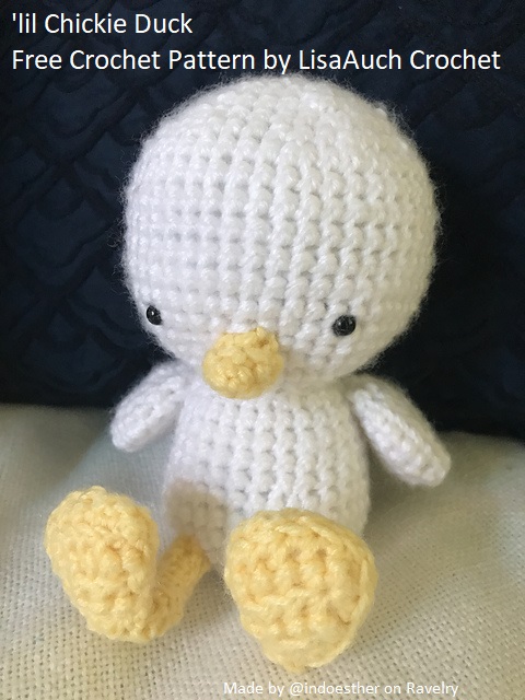 Crochet small Chick FREE Pattern 'Lil Chickie'