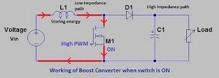 Working of Boost Converter