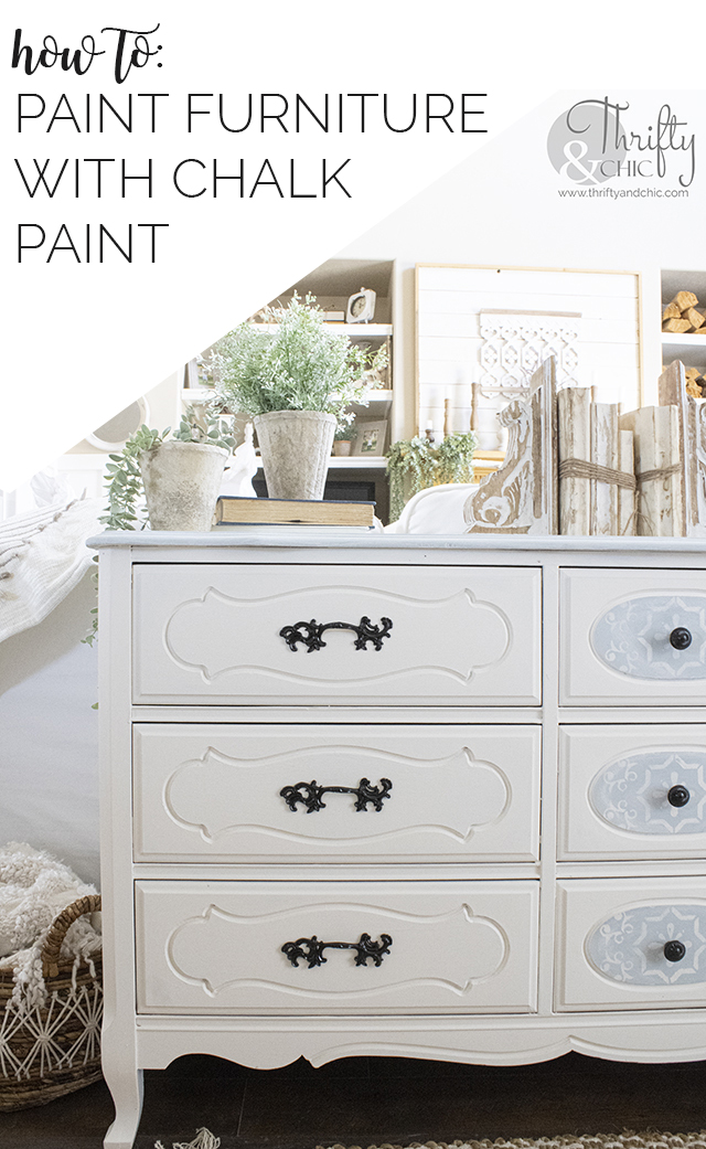 How to Chalk Paint an Oak Dresser - DIY Home Improvement Blog