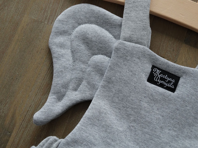 spodnie handmade dla dziecka spodnie unisex szare